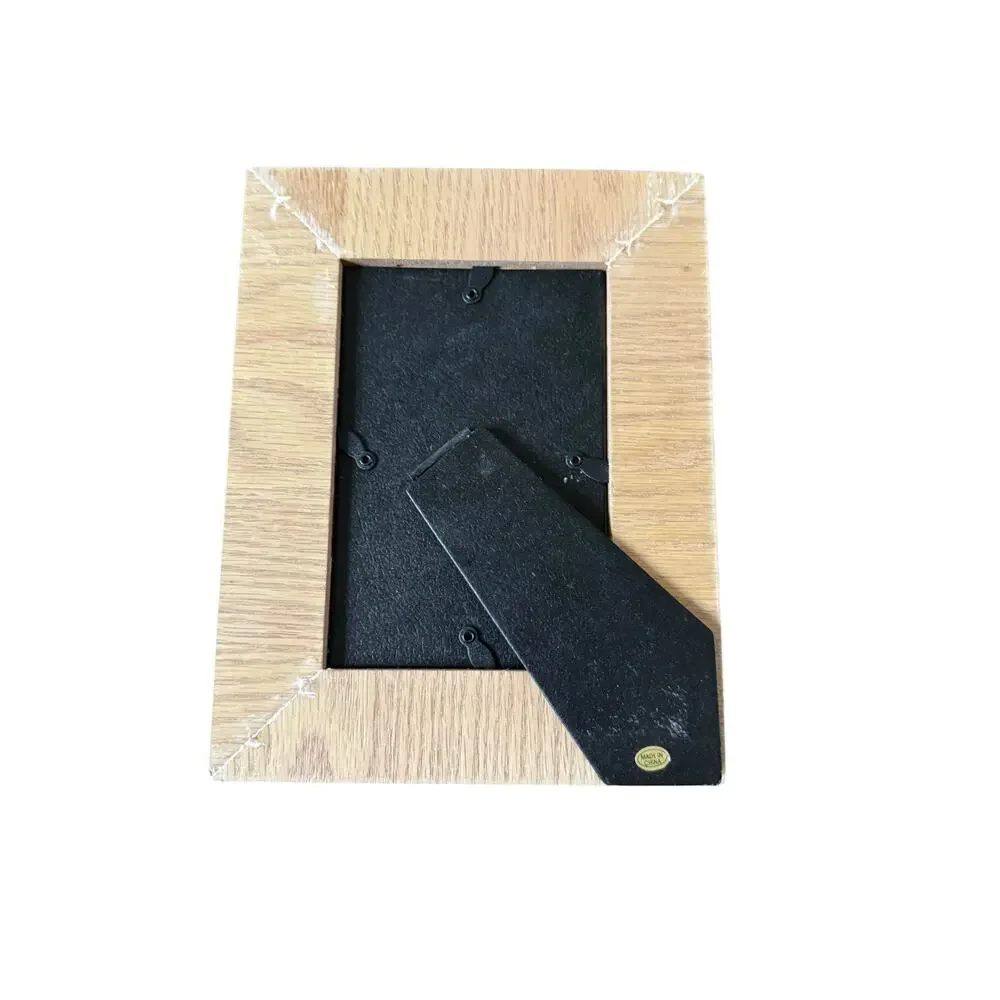 Wood Picture Frame 5x7 Green Tropical Leaf Palm Distressed Boho‎ Home Decor